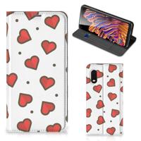 Samsung Xcover Pro | Hoesje met Magneet | Hearts - thumbnail
