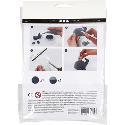 Creativ Company Mini creative kit walvis met kalf