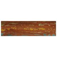 Tafelblad rechthoekig 120x40x3,8 cm massief gerecycled hout - thumbnail