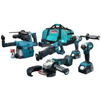 Makita DLX5069TX1 Accu Combiset 5-delig 18V 5.0Ah in Tas - thumbnail