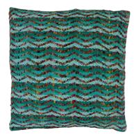 Katoenen Kussen Havanna Blauw (Met Vulling) - thumbnail