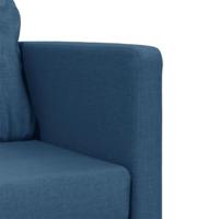 Slaapbank vloermodel 2-in-1 112x174x55 cm stof blauw - thumbnail