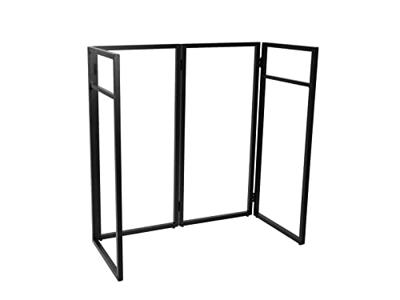 Omnitronic Compact Mobile DJ Stand Mobiele DJ-tafel Staal - thumbnail