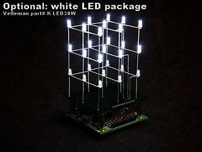 Whadda WSL193 LED-cube Bouwpakket 5 V/DC, 9 V/DC