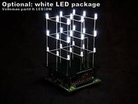 Whadda WSL193 LED-cube Bouwpakket 5 V/DC, 9 V/DC - thumbnail