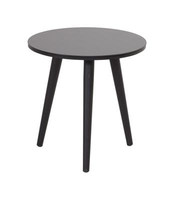 Hartman Outdoor Ronde Bijzettafel 'Sophie' HPL, 45 x 45cm, kleur Zwart