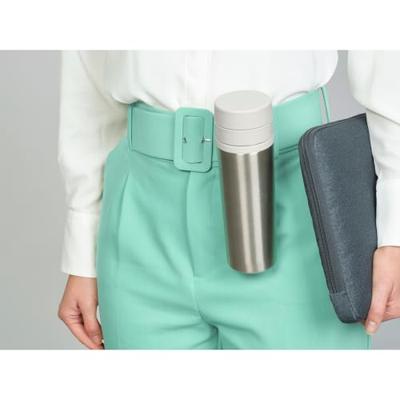 Brabantia make & take isoleerfles 0.5 liter light grey