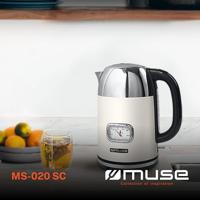 Muse MS-020SC - Elektrische waterkoker, 1,7 L, creme - thumbnail