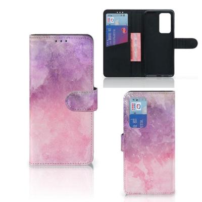 Hoesje Huawei P40 Pro Pink Purple Paint Hoesje Huawei P40 Pro Pink Purple Paint