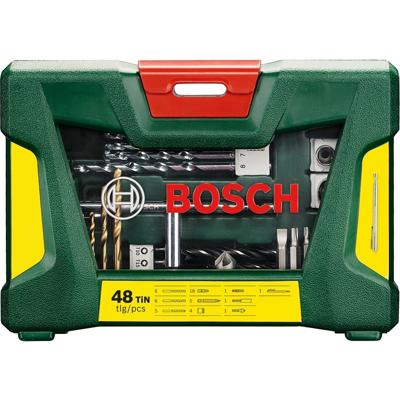 Bosch Accessoires V-Line TiN-boren en bitset met magneetstaaf 48-delig - 2607017314