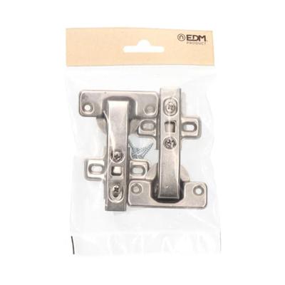 Scharnier EDM 85656 BC12 Metaal Staal Hoekpunt 90º