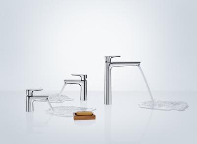 Hansgrohe Talis E wastafelkraan 110 met push open Chroom Hansgrohe Talis E wastafelkraan 110 met push open Chroom