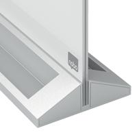 Desktop glasbord Nobo vrijstaand magnetisch 58,5x44,7cm - thumbnail