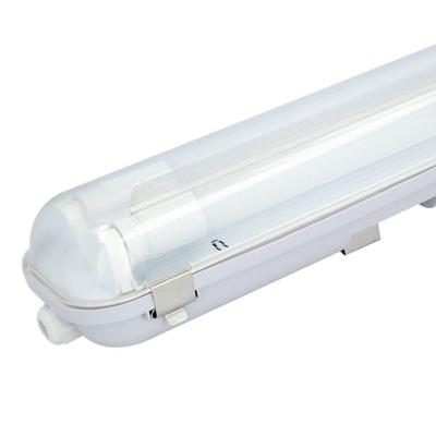 Ecoseries - LED TL armatuur 120cm dubbel IP65 - 6000K - 36 Watt 6300 lumen (175lm/W) - Flikkervrij koppelbaar - T8 G13 fitting - Incl. 2x LED TL buis