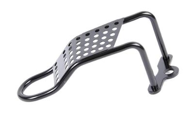 Derailleurbeschermer Mirage - lang model met raster - zwart