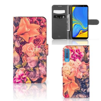 Samsung Galaxy A7 (2018) Hoesje Bosje Bloemen Samsung Galaxy A7 (2018) Hoesje Bosje Bloemen