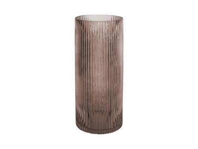 Bloemenvaas Allure Straight groot 30x 12 cm - chocoladebruin Bloemenvaas Allure Straight groot 30x 12 cm - chocoladebruin