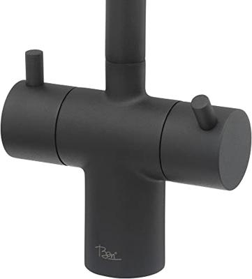 Ben Lavion draaibare wastafelkraan gestructureerd zwart