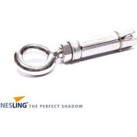 Nesling keilhuls met schroefoog voor schaduwdoeken - thumbnail