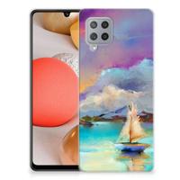 Smartphone hoesje Samsung Galaxy A42 Boat - thumbnail