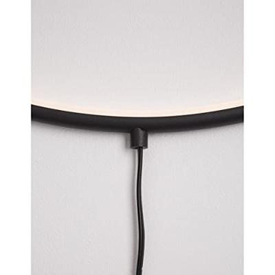 Lyora VloerlampRing zwart Ø 45cm - 9108312