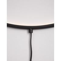 Lyora VloerlampRing zwart Ø 45cm - 9108312 - thumbnail