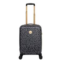 Handbagage koffer panterprint zwart - 55 cm - 33 liter - MŌSZ Lauren - thumbnail