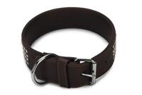 Beeztees vintage - halsband hond - bruin - 70 cm x 50 mm - thumbnail