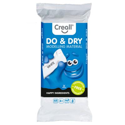 Creall do&dry boetseerklei conserveringsvrij wit, 1000gr. Creall do&dry boetseerklei conserveringsvrij wit, 1000gr.