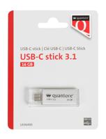Usb stick 3.1 quantore usb-c 16gb zilver | 400 stuks - thumbnail