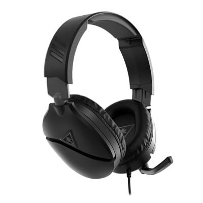 Turtle Beach ear force recon 70x black (2024) over-ear gaming headset (zwart, xbox series x|s, xbox one, ps4, ps5, switch, pc, mobile)