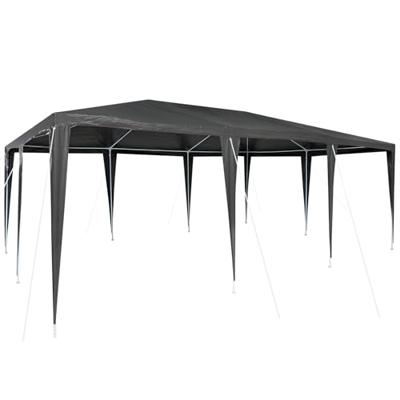 Partytent Antraciet en Wit 600 x 400 x 266 cm