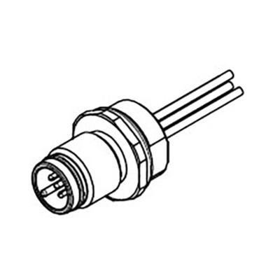 Molex 1200845107 Sensor/actuator connector, geassembleerd Aantal polen (sensoren): 4 Bus 1 stuk(s)