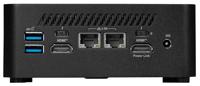 MSI Cubi NUC Barebone Desktop, Intel Core 3-100U, 2x DDR5-slot (tot 64 GB), TPM 2.0, WiFi 6E, 3 jaar vroegtijdige vervanging (1MG-009BUS) - thumbnail