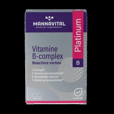 Mannavita Vitamine B Complex V-caps 60