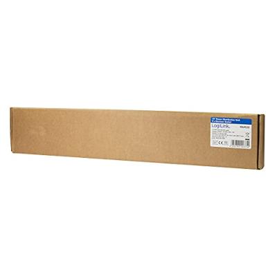 LogiLink PDU9C02 19 inch Stekkerdoos voor patchkast 1 HE Geaarde contactdoos Met schakelaar Zwart