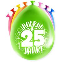 25 Jaar Ballonnen (8st) - thumbnail