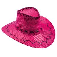Hoed Cowboy Sequin Fuchsia - thumbnail