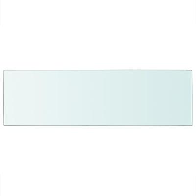 Wandschap transparant 80x25 cm glas