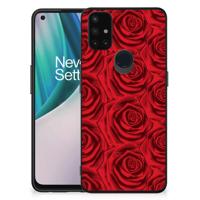 OnePlus Nord N10 5G Bloemen Hoesje Red Roses - thumbnail