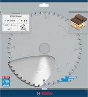 Bosch Accessories Optiline Wood 2608641202 Hardmetaal-cirkelzaagblad 260 x 30 x 3.2 mm Aantal tanden: 48 1 stuk(s) - thumbnail