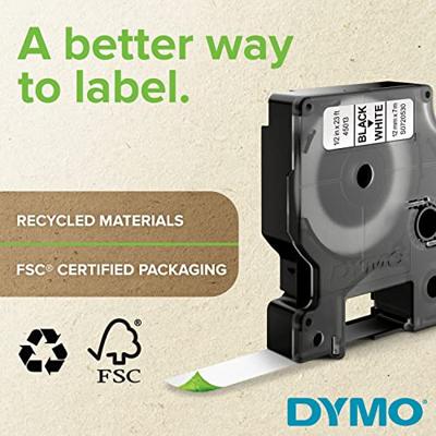 Gelamineerde Tape voor Labelmakers ID1-6 Dymo 18051 Wit - thumbnail