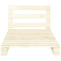 Bedframe pallet massief grenenhout 90x200 cm - thumbnail
