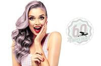 Hairgum Semi Permanent Color Sixty's Color Silver Pink 60ml - thumbnail