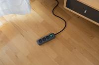 Brennenstuhl 1152340015 Stekkerdoos met schakelaar 3-voudig Zilver Randaarde stekker 1 stuk(s) - thumbnail