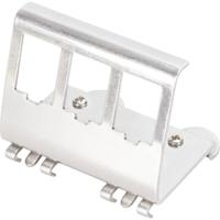 Digitus AN-25183 Keystone houder 2-voudig RVS - thumbnail