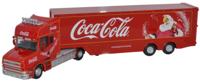 Kerstminiatuur Coca-cola xmas truck 1:76 Oxford - My village - thumbnail