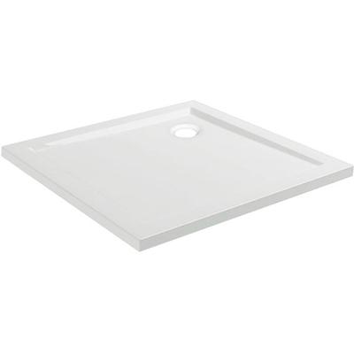 Wiesbaden Vierkante Douchebak 90x90 cm - Acryl - Glanzend Wit