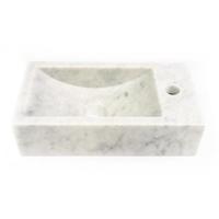 Saniclass Dia Fontein - 22x40x10cm - natuursteen marmer CW 220x400x100 Small L/R - thumbnail