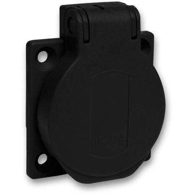 Schneider Electric PKS51N Stopcontact (inbouw) IP54, IK08 Zwart